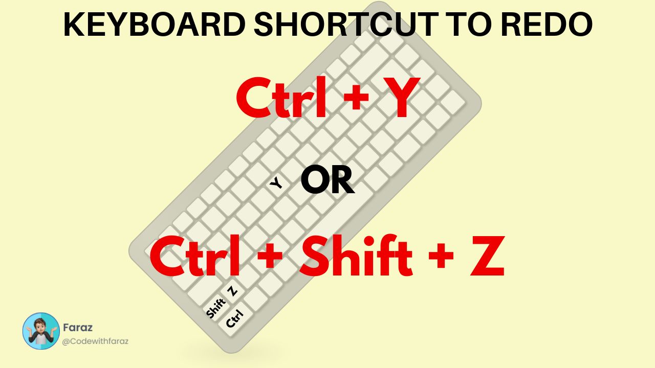 Keyboard Shortcut to Redo